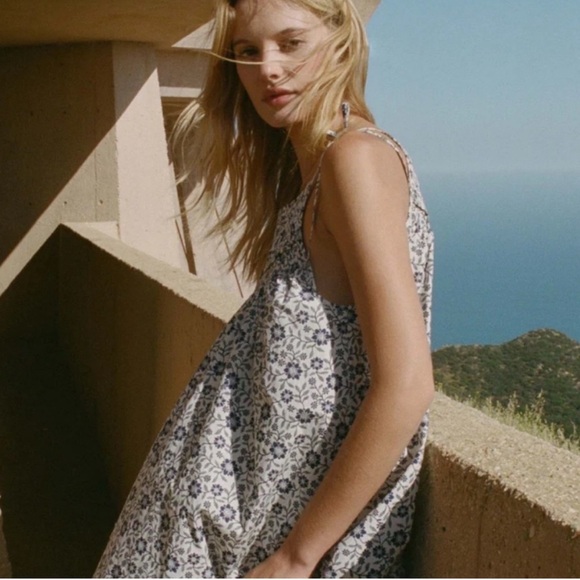 Doen Marjorie Dress in Jessamine Calio Cream - Picture 8 of 9